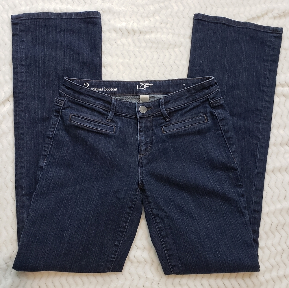 LOFT Original Bootcut Trouser Jeans Sz 2